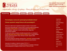 Tablet Screenshot of czerwonazyrafa.com